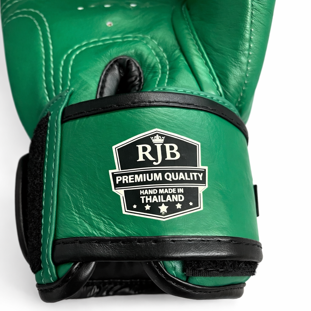 Rajaboxing Gloves 'Standard Green' Leather