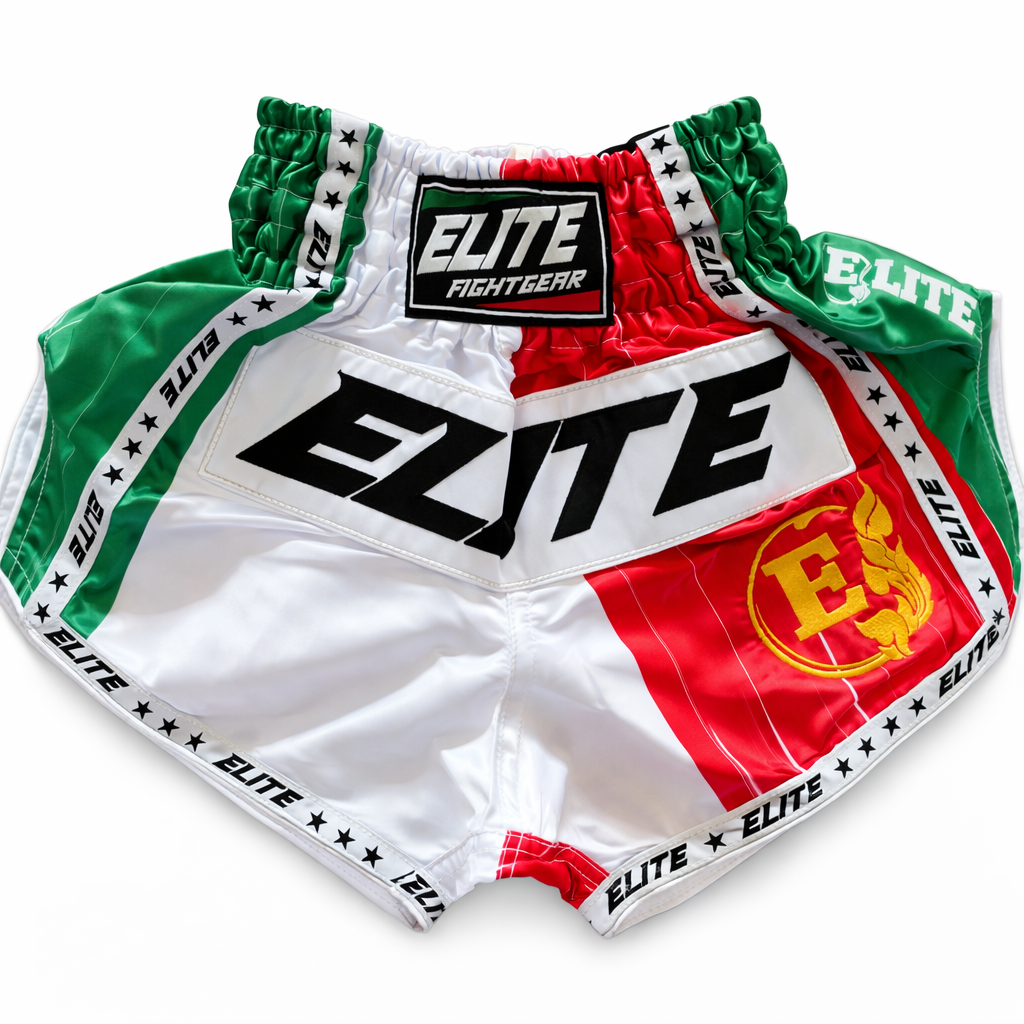 Muay Thai shorts met Italiaanse vlag - Performance sportkleding