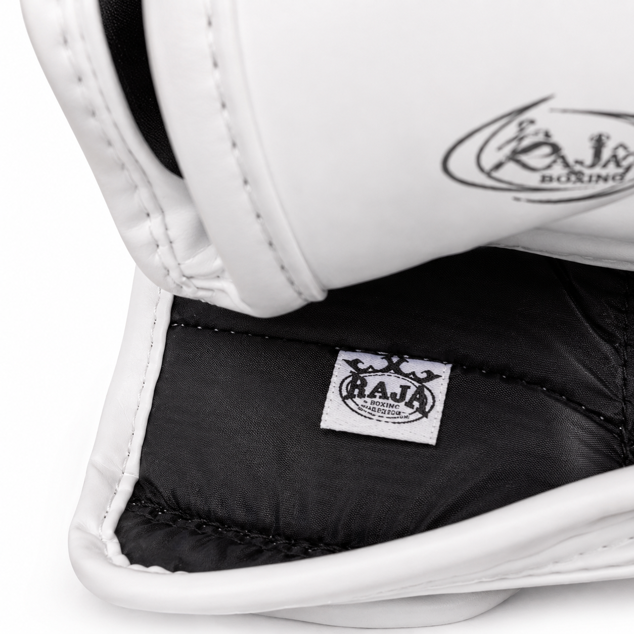 Rajaboxing Fancy Gloves 'White tiger' semi-leren handschoenen