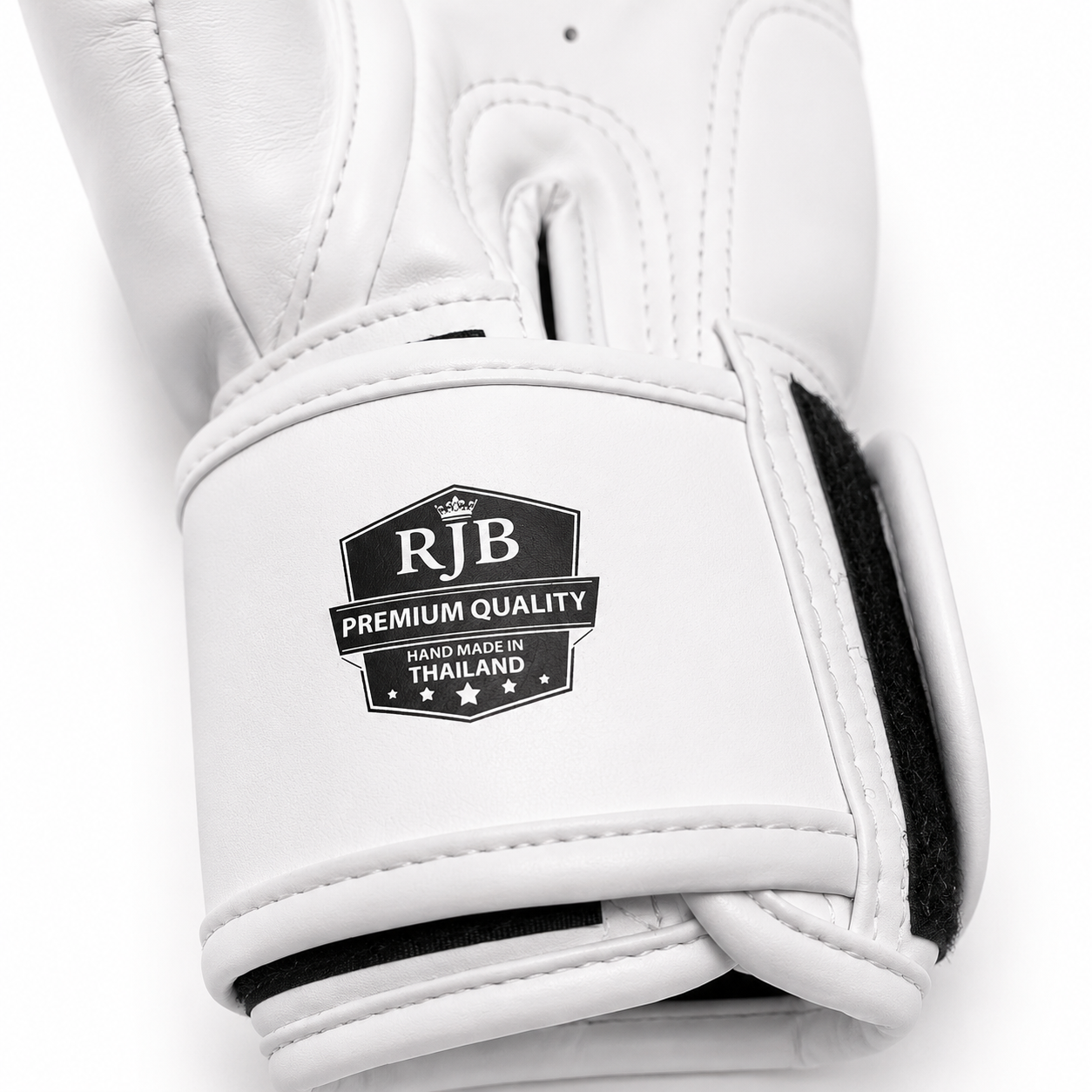 Rajaboxing handschoenen 'Standard White' leer
