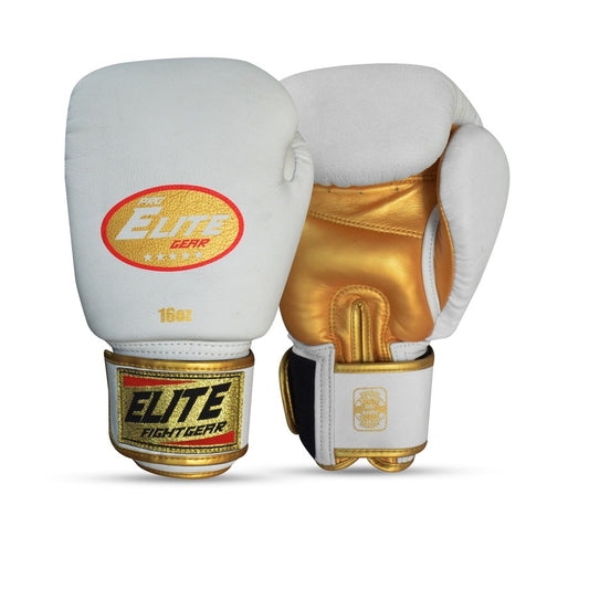 Coban White Boxing Gloves