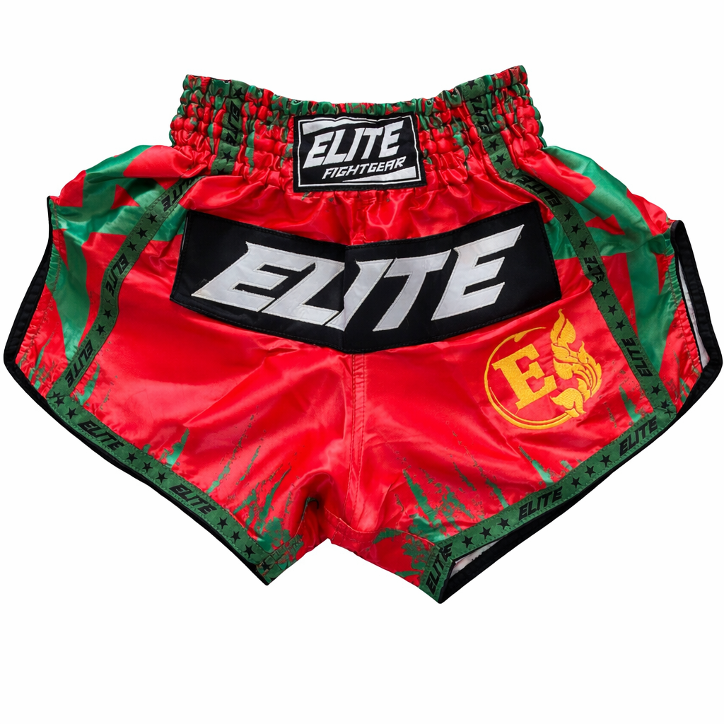 Muay Thai shorts met Marokkaanse vlag - Performance sportkleding