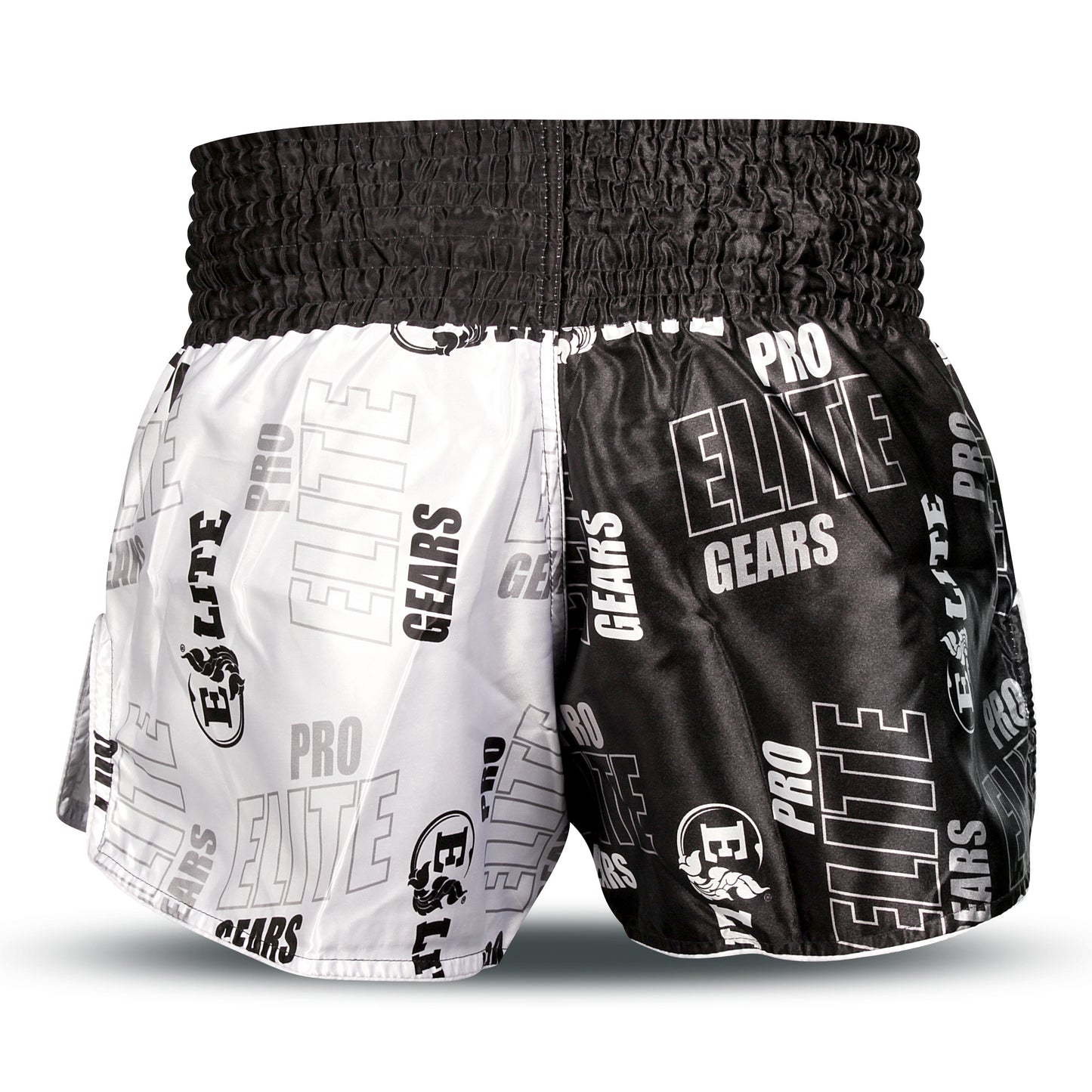 Futuristic 1.0 Muay-Thai Short Black/White