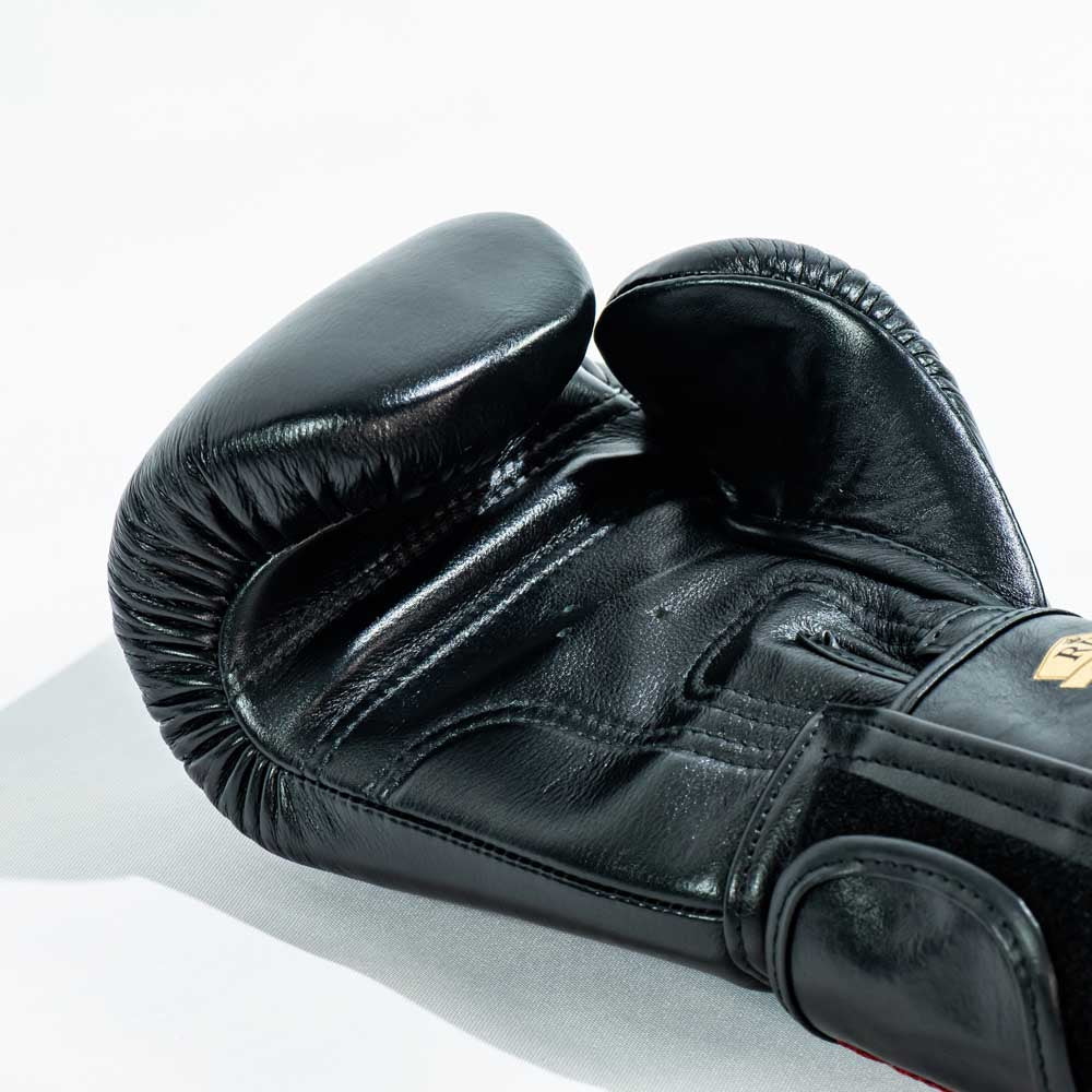 Rajaboxing Gloves 'Standard Black' Leather