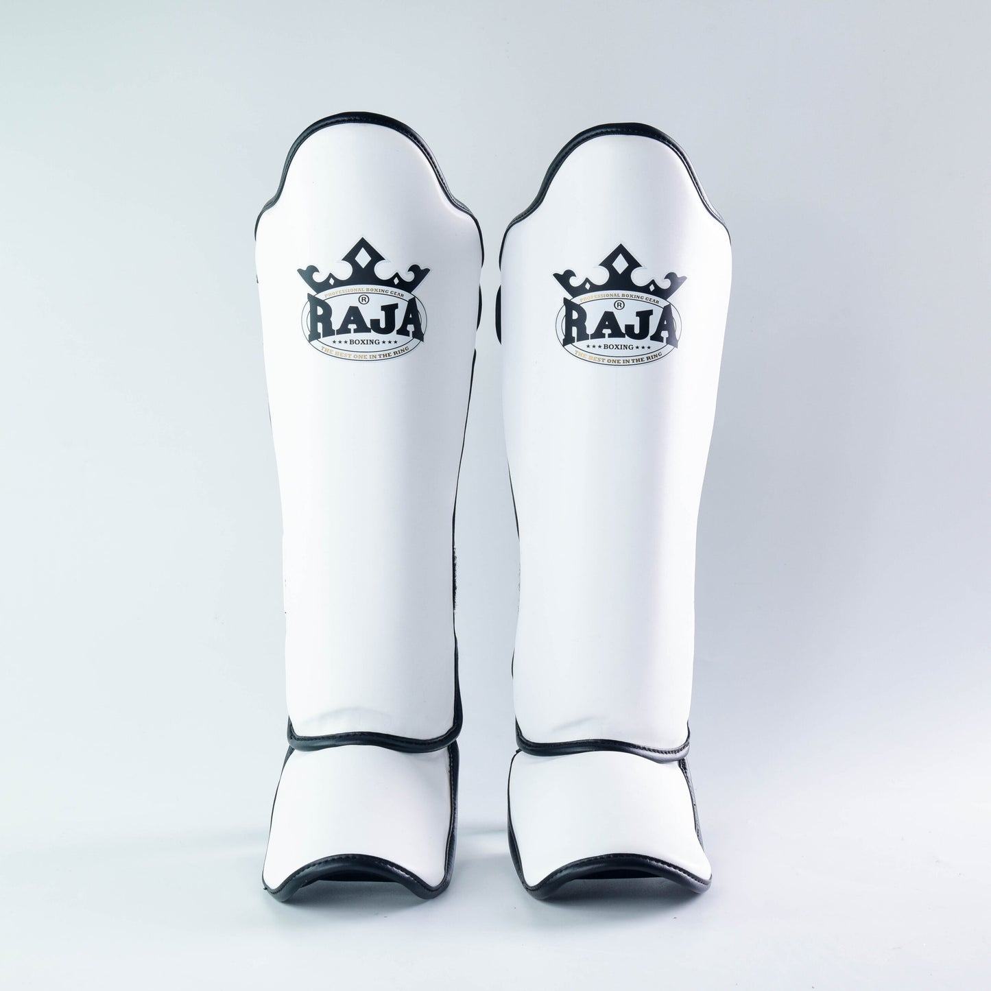Rajaboxing scheenbeen 'lichtgewicht wit' semi-leer