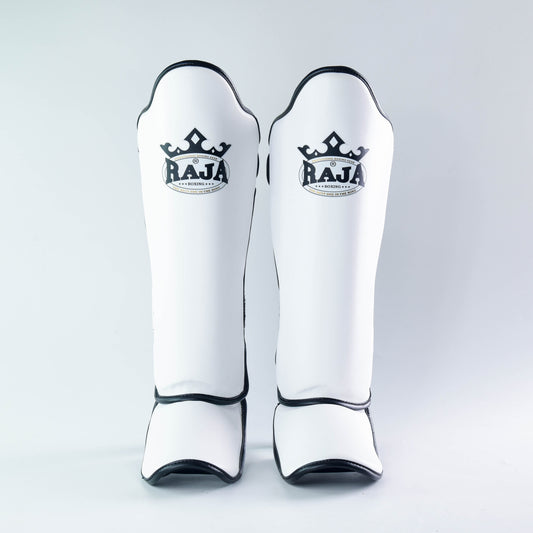 Rajaboxing Shin 'Light Weight White' Semi Leather