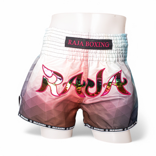 Raja Boxing MT-Short 'White/Red/Blue'