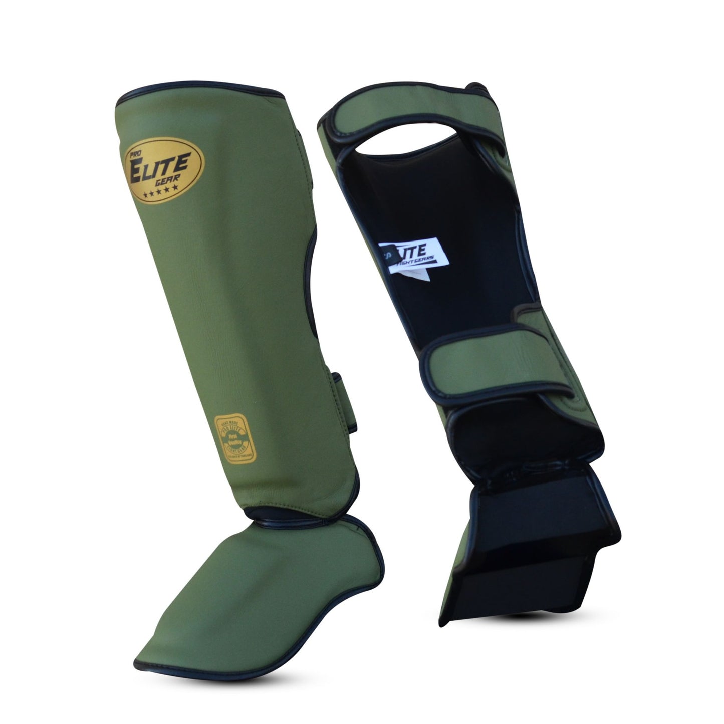 Coban Army Green Shin Guards - Premium Protection