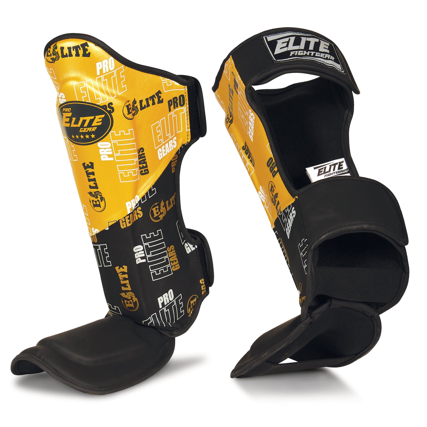 Futuristic 1.0 gold/black Shinguards - Premium Protection
