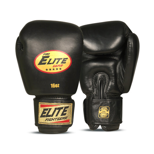 Old School 1.0 Boxing Gloves Black/Gold
