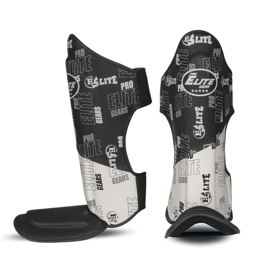 Futuristic 1.0 black/white Shinguards - Premium Protection