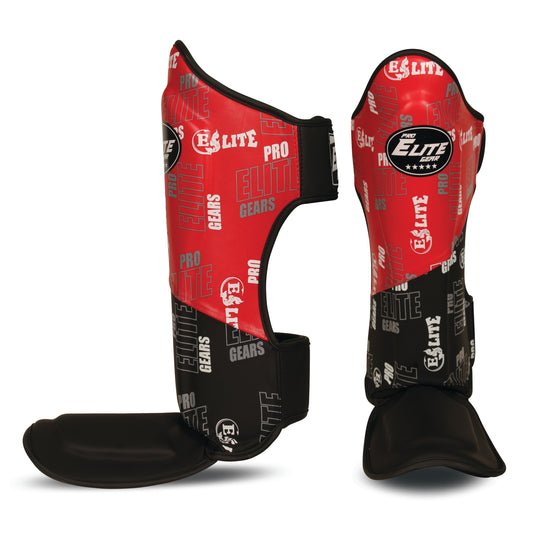 Futuristic 1.0 red/black Shinguards - Premium Protection